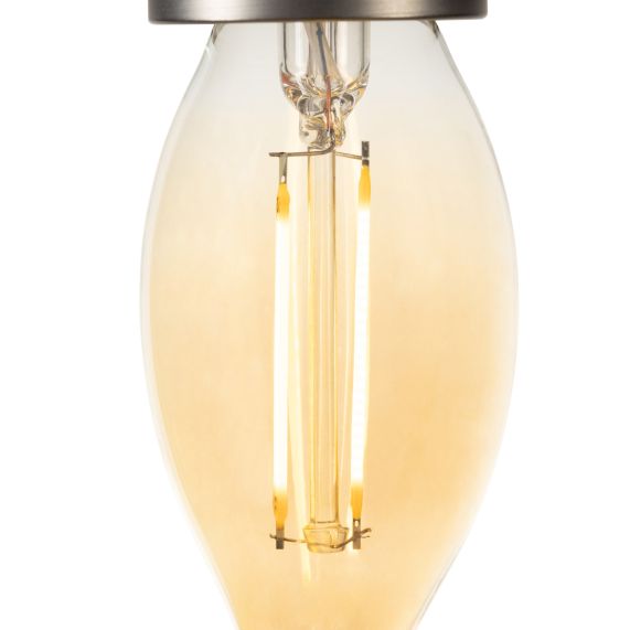 Flamme CV4 Filament LED 2W E14 2500K 200Lm Amb.