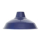 Abat-jour métal industriel ø270mm bleu outremer satiné