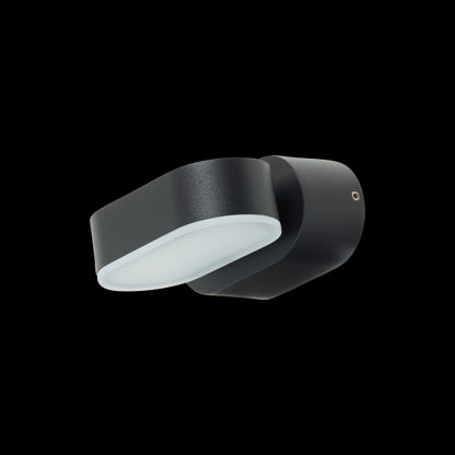 Elypte - Eclairage résidentiel 7,5W 3000K 320lm 110x54x100mm CLI IP54 Dark Black