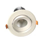 Cavell - Spot encastré inclinable LED Ø142x118 enc.Ø110 25W 4000K 2100lm 36° blanc