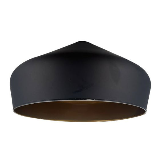 FS CLOCHE VERRE  CHAPEAU CHINOIS NOIRE/INT OR DIAM 350 TR42