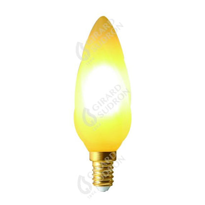 Flamme Torsadée F6 Filament LED 2W E14 2700K 210Lm Sat.