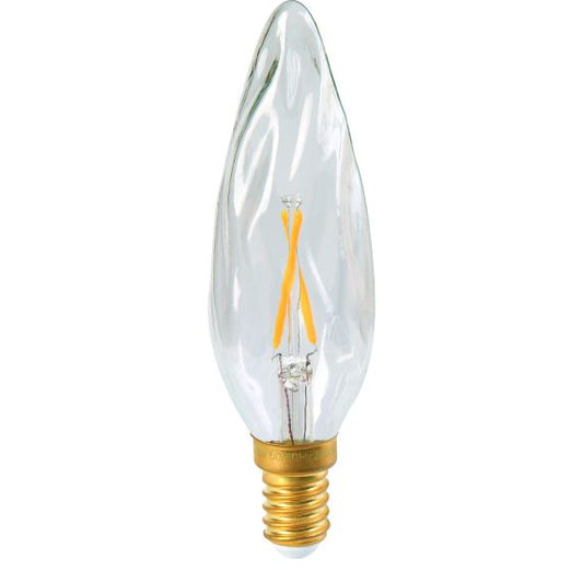 ***PRIX DESTOCKAGE*** Flamme GS8 Fil.Led 3W 240V E14 2700K Cl
