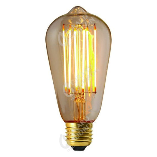 Edison Filament LED 6W E27 2300K 450Lm Dim. Cl. RA>90