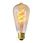 Edison Filament LED TWISTED 4W E27 2200K 240lm  Dim. Cl.