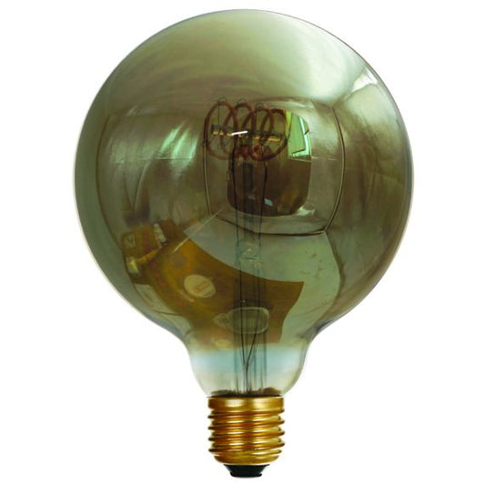 Globe G125 Filament Led 4 LOOPS 4W E27 2000K 160lm Dim. Smoky