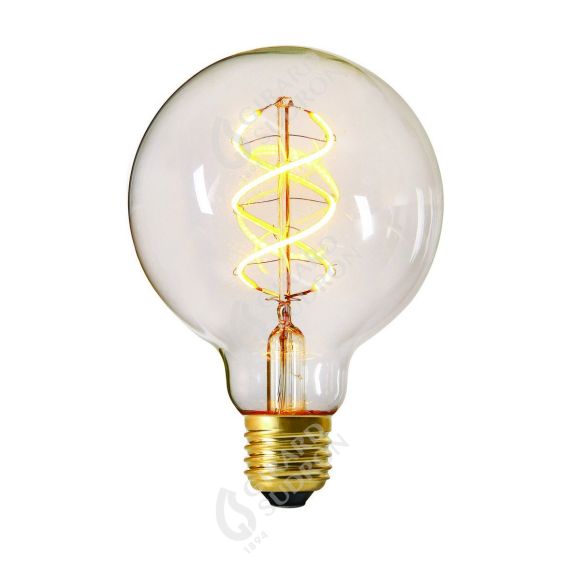 Globe G95 Filament LED TWISTED 4W E27 2000K 240Lm Dim. Cl.