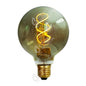 Globe G95 Filament LED TWISTED 4W E27 2000K 160Lm Dim. Smoky