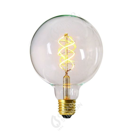 Globe G125 Filament LED TWISTED 4W E27 2200K 240Lm Dim. Cl.