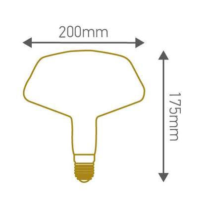 Lampe UFO200 Filament Led 6W E27 2000K 480lm Dim. Amb.