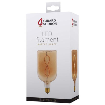 Ampoule Bouteille Filament Led 4W E27 Ambre