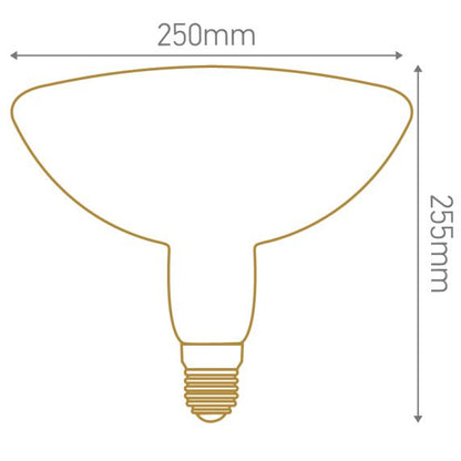 Ampoule géante Ring design by Fabrice Peltier filament LED 4W E27 2000K 280Lm dim Amb.