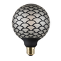 Globe G125 E27 Noire Ecaille Graphique 6W 280lm 1800K dim