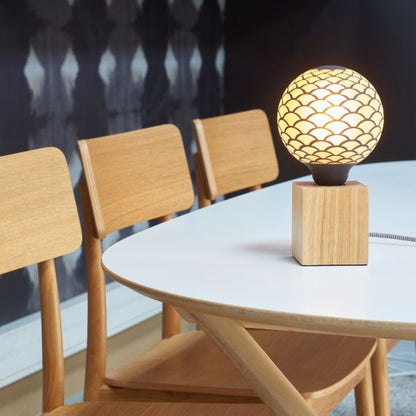 Globe G125 E27 Noire Ecaille Graphique 6W 280lm 1800K dim