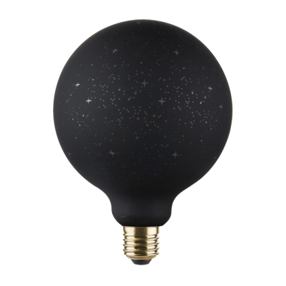 Globe G125 E27 Noire Constellation Graphique 6W 50lm 1800K dim