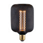 Ampoule E27 Noire Grillage Résille 3,5W 100lm 1800K dim