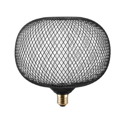 Ampoule E27 Noire Grillage Résille 3,5W 100lm 1800K dim