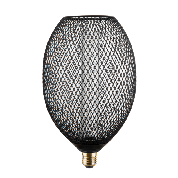 Ampoule E27 Noire Grillage Résille 3,5W 100lm 1800K dim