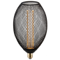 Ampoule E27 Noire Grillage Résille 3,5W 100lm 1800K dim