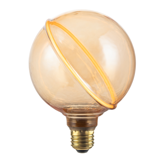 Globe G125 E27 Ambrée Contour 4W 170lm 1800K dim
