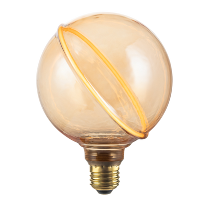 Globe G125 E27 Ambrée Contour 4W 170lm 1800K dim