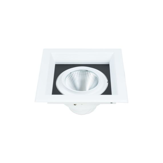 Jay - Spot encastré LED 200x200x107 enc.175x175 1x30W 4000K 2700lm 36° blanc