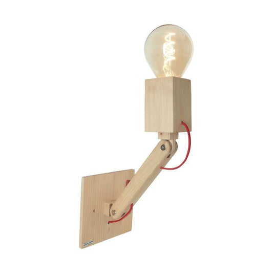 Applique murale articulée en Bois Design by Fabrice Peltier