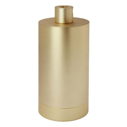 Douille Cylindre Acier E27 Dorée