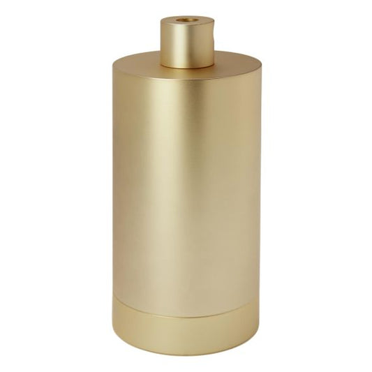 Douille Cylindre Acier E27 Dorée