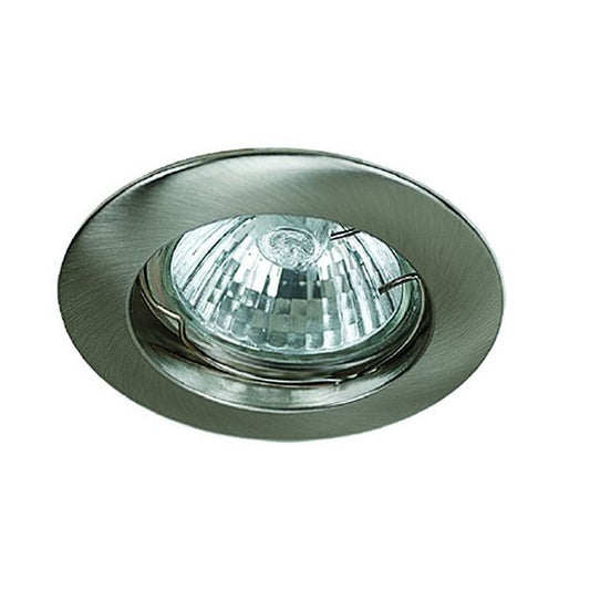 FS Spot Encastr. Fixe D.77 Fonte Alu Gris