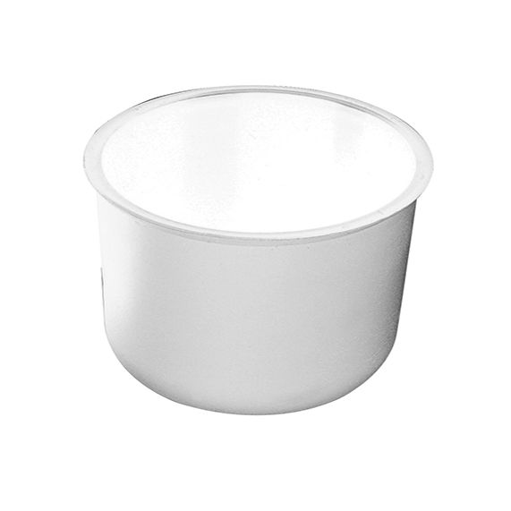 Pavillon plastique blanc av vis d'arret 76x82mm