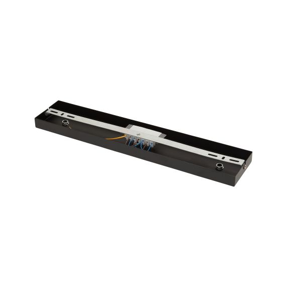 Square ceiling_3 holes_470x95x25mm_black