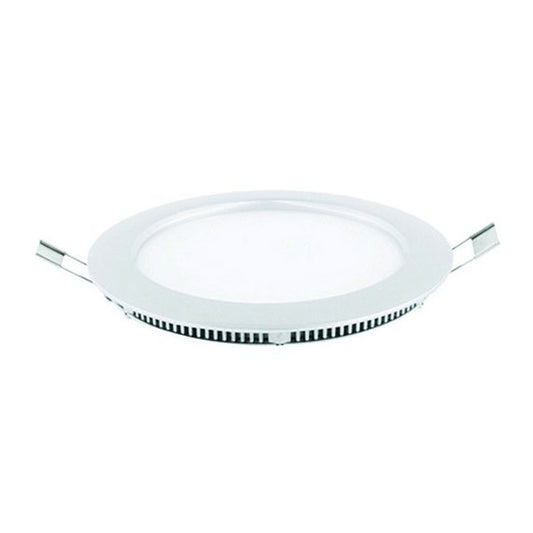 Kili - Luminaire encastré LED Ø240x19 enc.Ø225 18W 3000K 1550lm 120° RAL9016