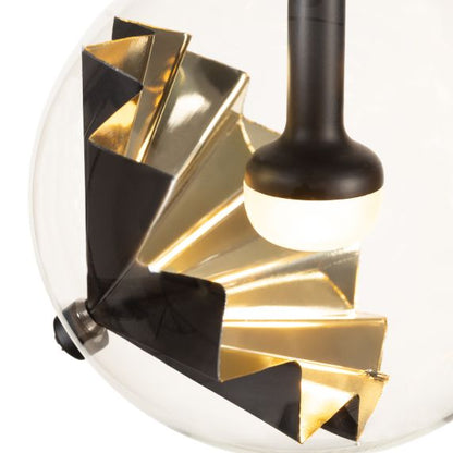 Ampoule L'OMBRAGEUSE OR NOIR G125, LED, 5,5W, E27, 2700K, 450 lm