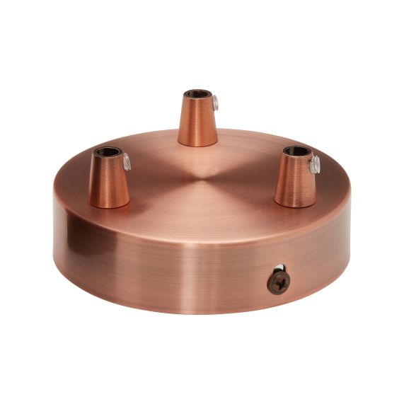 Plafonnier Acier cuivre 3S