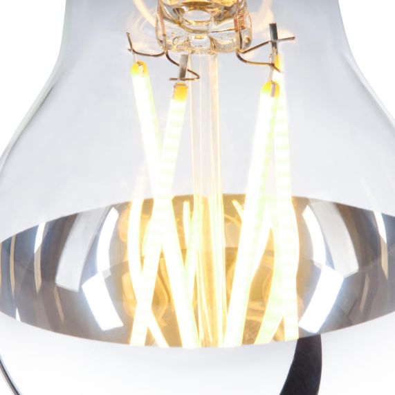 Standard A60 Filament LED Calotte Argentée 6W E27 2700K 750Lm No Dim.