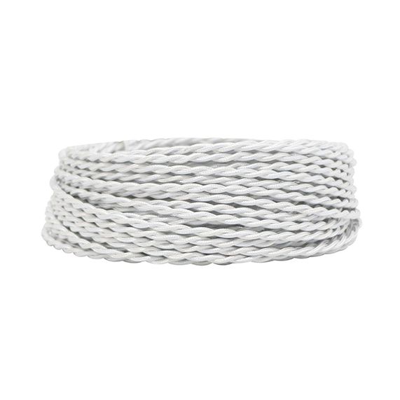 CABLE TORSAD.EQUIP.INT.RAYON.2X0,5 Blanc (CR 50m)