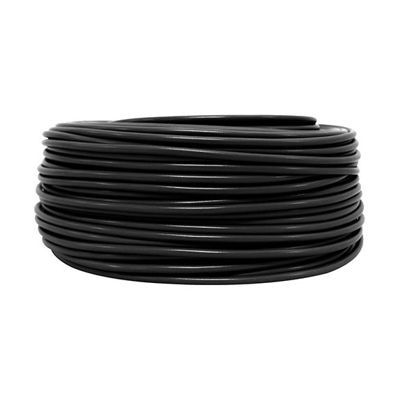CABLE ROND DBLE ISOL.2X0,75 NOIR (CR 100m)