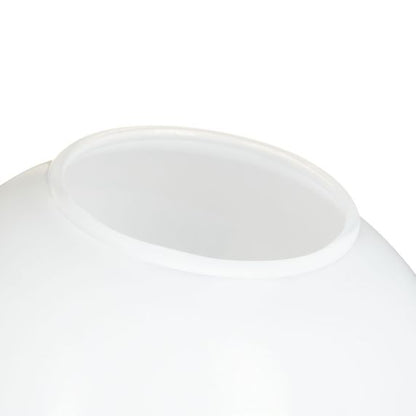 Globe opale brillant ø 120 mm H. 120 mm Col. 50 mm 0.080Kv