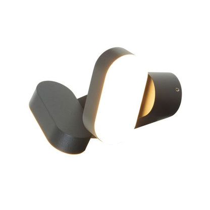 Elypte - Eclairage résidentiel 13W 3000K 650lm 230x54x100mm CLI IP54 Dark Black