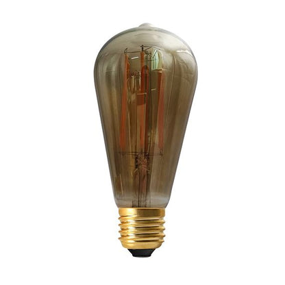 Edison Filament LED 4W E27 2100K 200Lm Dim. Smoky RA>90