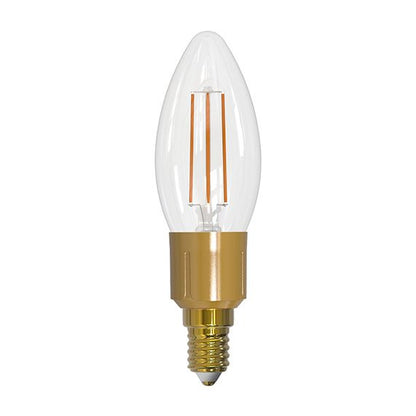 Flamme Lisse C35 Filament LED 6W E14 2700K 806lm Dim. Clear