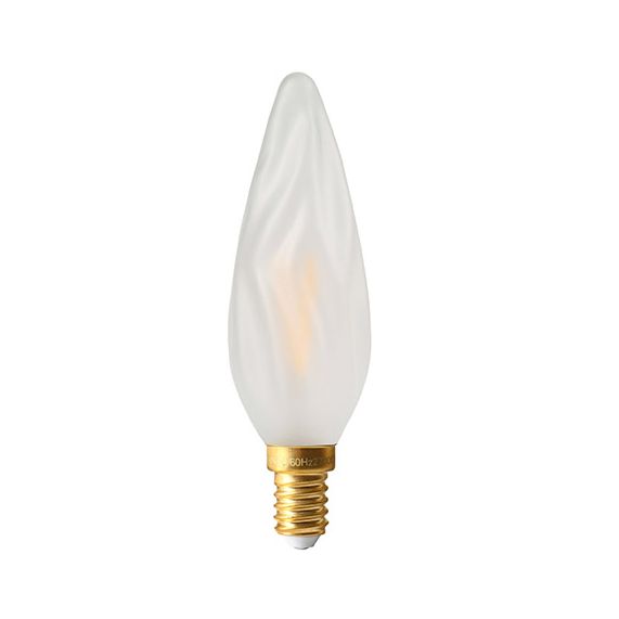 ***PRIX DESTOCKAGE*** Flamme Filament Led Gs8 E14 3W 290Lm2700K360° Satinée 25000H