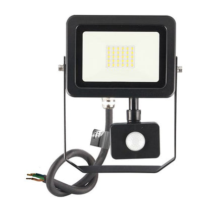 Yonna II - Projecteur LED 20W 4000K 2000lm 110° IP44 noir PIR