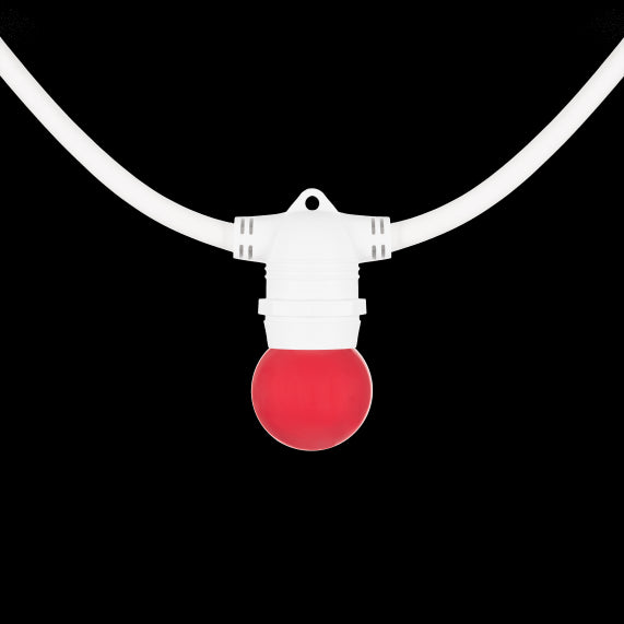 SPHERICAL LED 1W B22 30LM RED