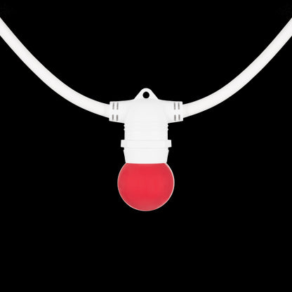 SPHERICAL LED 1W B22 30LM RED