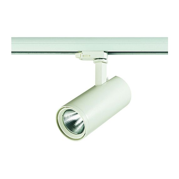 Mimas - Projecteur sur rail LED Ø65x215 14W 3000K 1200lm 36° blanc