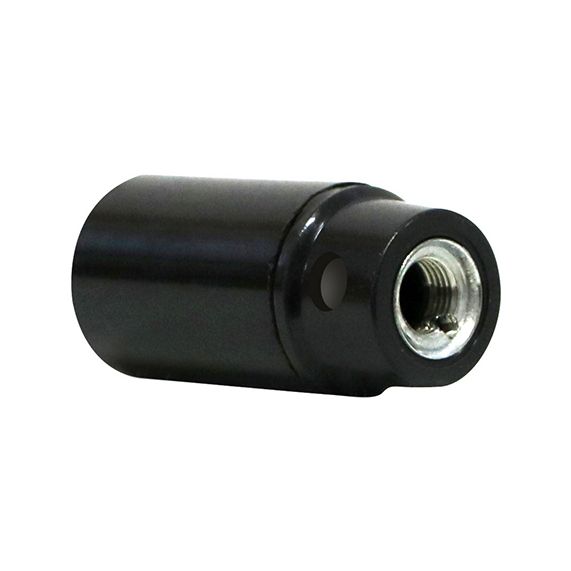 Douille montee thermoplastique E14 noir lisse culot H21mm