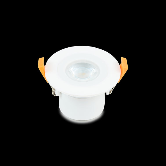 Spot led blanc fixe Adrian 5W 220-240V IP65 550lm 3000K dim 87x57mm 30mA