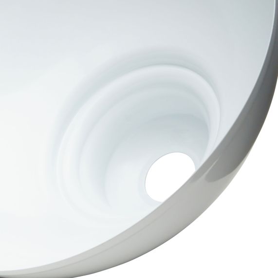 abat jour metal blanc D.300mm